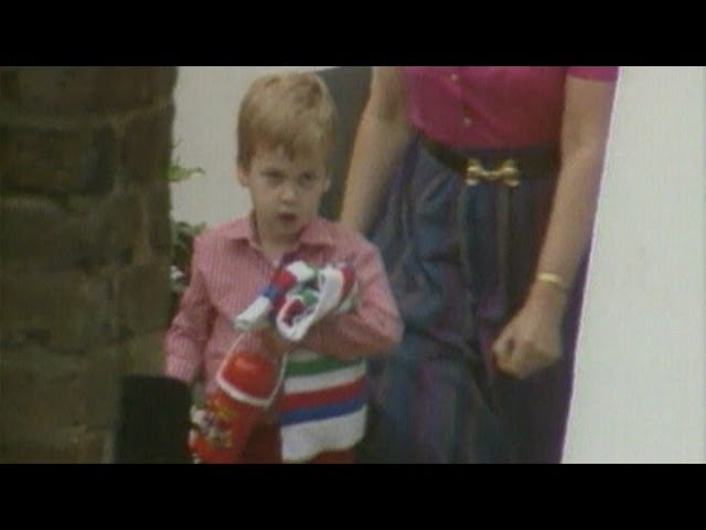 Prince William's first day at school
