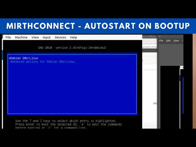 MirthConnect Setup - Configuring Mirth to autostart on bootup