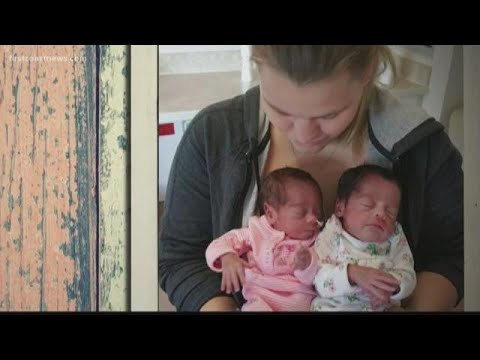 Woman speaks out after twin babies murdered in her arms