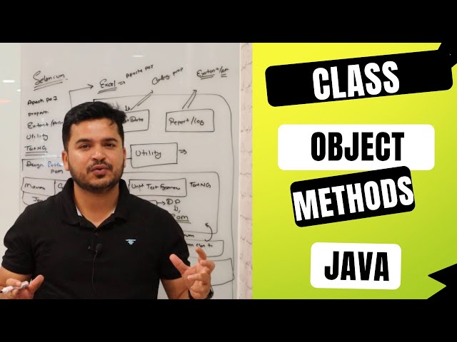 Basic guide for Class Objects and Methods in Java for Selenium Webdriver