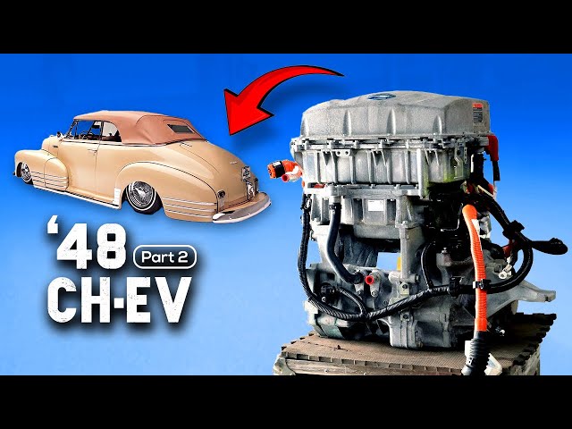 Nissan Leaf Motor Gets Mounted in Reverse? #48CHEV [EP2]