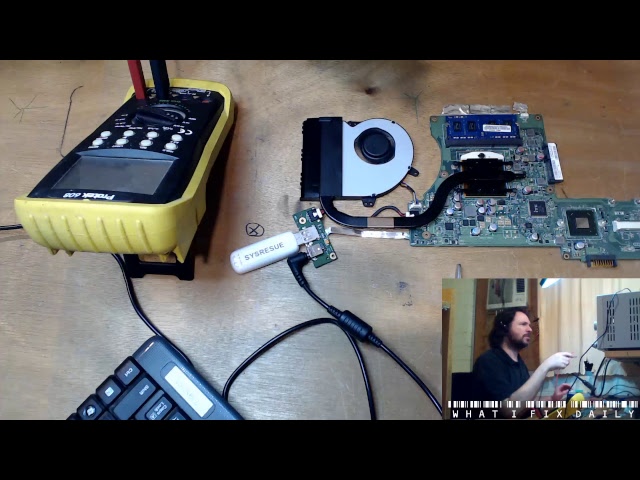 [From Livestream] Fixing up laptops, Toshiba C665, ASUS X501