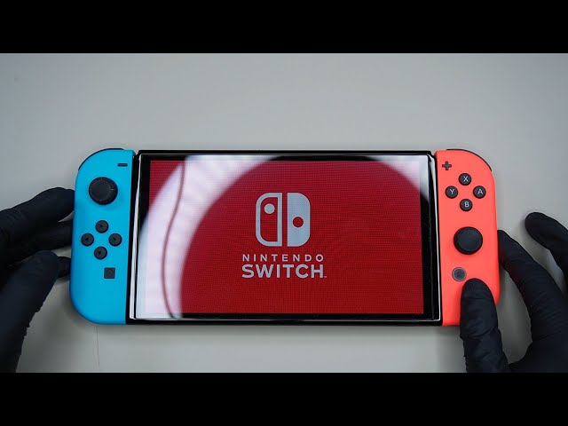 TechUnboxings ASMR: Nintendo Switch Console OLED Model (Neon) Unboxing