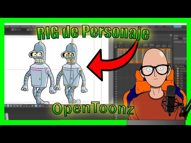 😎 OpenToonz ▶ Rigging Tutorial with Skeleton Tool
