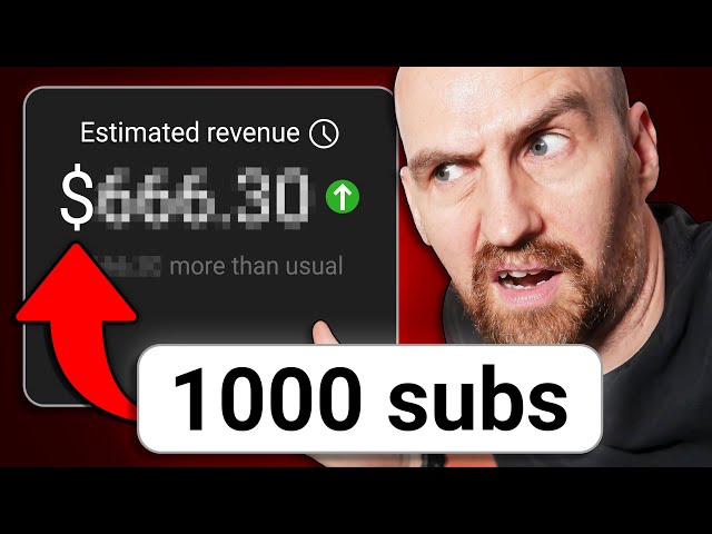 How Much YouTube ACTUALLY Pays You for 1,000 Subscribers