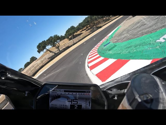 New Laguna Seca Pavement! Joe Roberts Takes Us for a Spin on His Motorcycle Racing