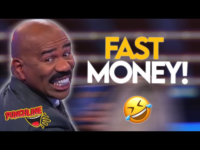 5 FUNNIEST Rounds Of Fast Money On Celebrity Family Feud! Featuring Steve Harvey