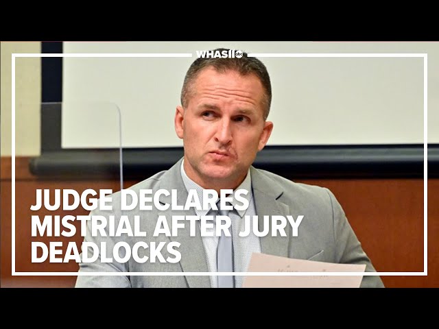 Judge declares mistrial in Brett Hankison federal trial after jury deadlocks
