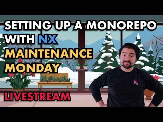 Setting up a Monorepo with nx | Maintenance Monday | Refactoring Twitch Emote Parser