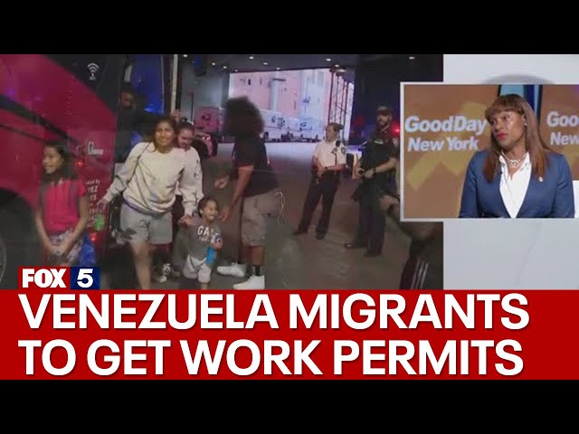 NYC migrant crisis: Venezuela asylum seekers to get work permits
