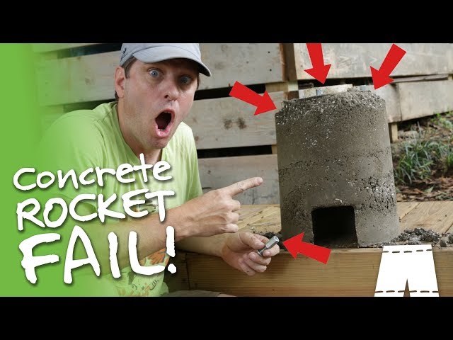 Concrete & Perlite Rocket Stove FAIL! | What Went Wrong?