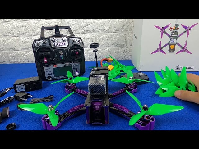 Unboxing Drone Eachine Wizard X220S FPV Racer Omnibus KIT FPV Viewer