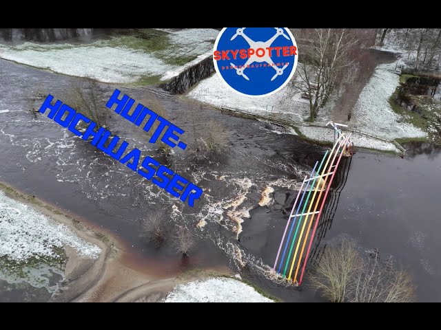 Hunte Hochwasser und ihr höchster Pegelstand  2024