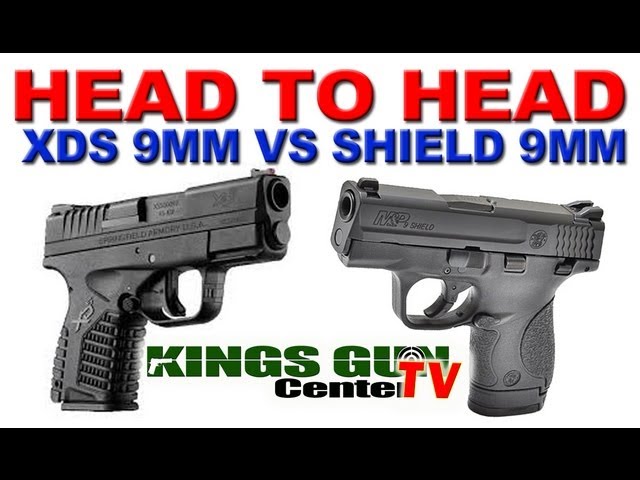 Shooting Sprinfield XDs 9mm vs. Smith and Wesson Shield 9mm