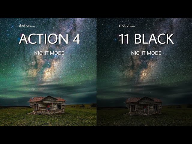 DJI OSMO ACTION 4 VS  GoPro Hero 11 BLACK | NIGHT MODE | Camera Test