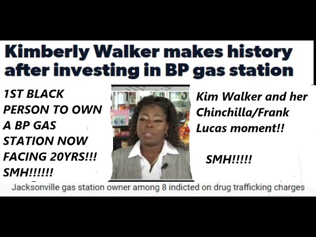 SMH! KIMBERLY WALKER (FRANK LUCAS) AND HER GAS STATION(CHINCHILLA) MOMENT!!