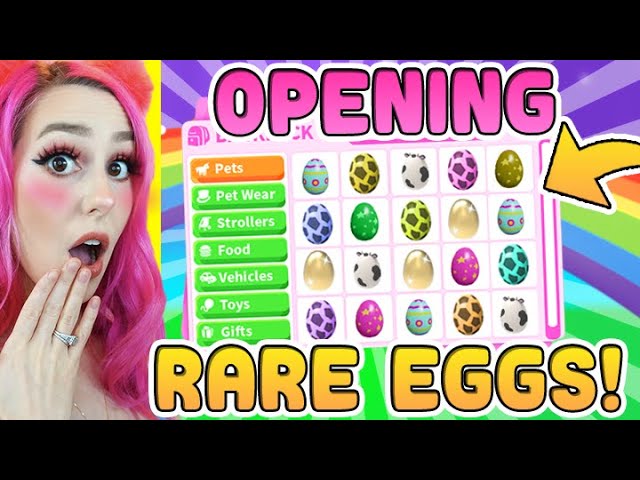 Can I Open EVERY EGG Ever In Adopt Me!? (RARE LEGENDARY PETS!)