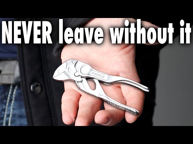Better than a wrench, EDC Knipex pliers wrench XS Review and test