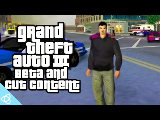 GTA III - Beta and Cut Content from the Original Trailers and Screenshots