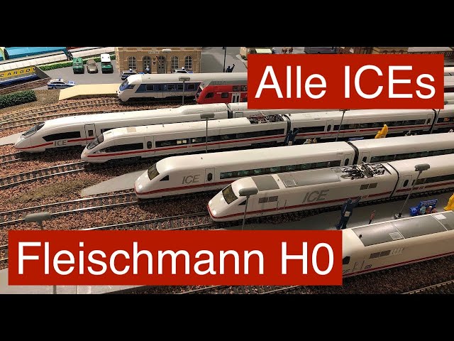 Alle Fleischmann H0 ICEs: ICExperimental bis ICE 3 Velaro