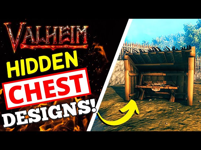 Valheim - 3 Hidden Chest Designs - Build Tutorial!