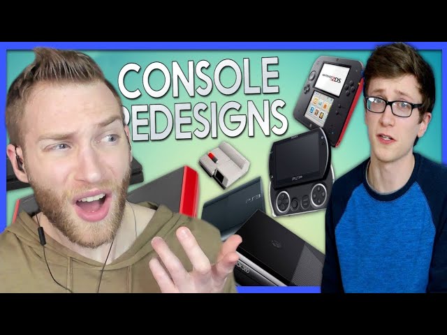 I DIDN'T KNOW THESE PLAYSTATIONS!! Reacting to "Console Redesigns" by Scott The Woz