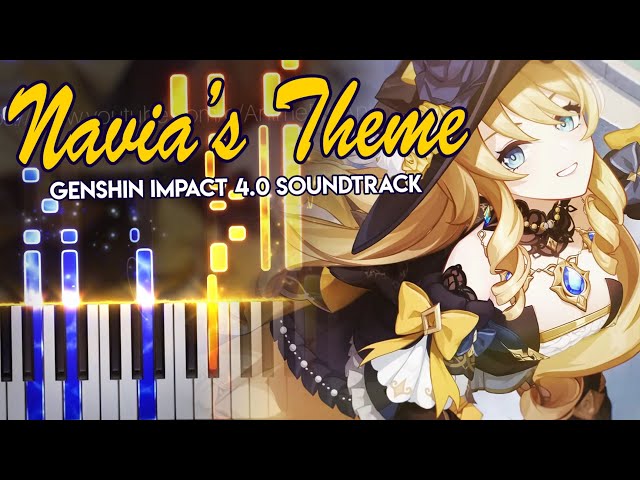 Navia's Theme - Genshin Impact/原神 4.0: Fontaine Soundtrack | Piano