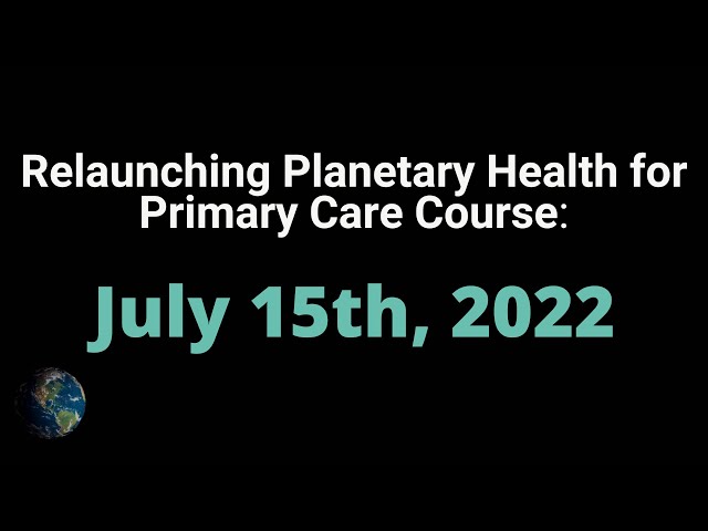Teaser - Planetary Health for Primary Care - 2nd edition