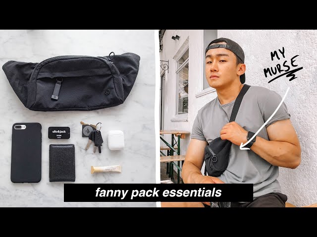 mens everyday cary: what's in my fannypack