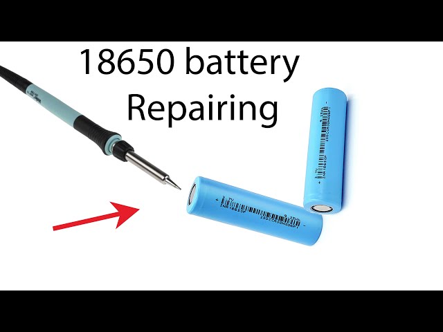 Simple 18650 battery repairing Reuse Lithium battery