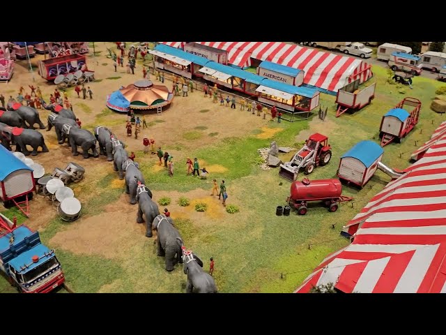 Salon du modelisme: diorama " Américan Circus"