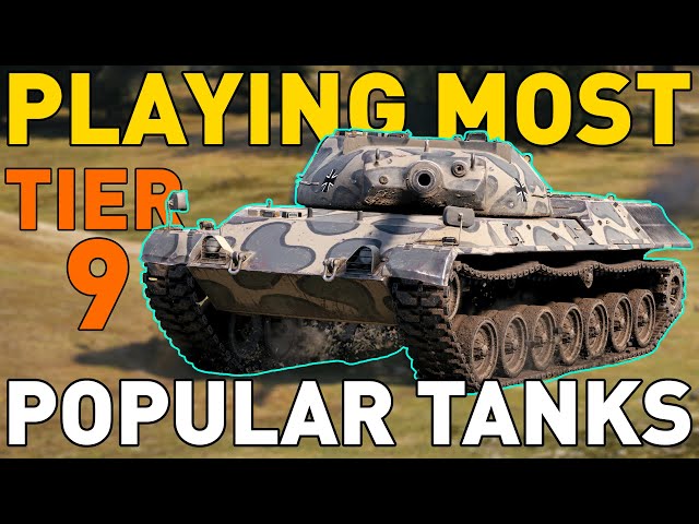 Playing the Most POPULAR T9s in World of Tanks!