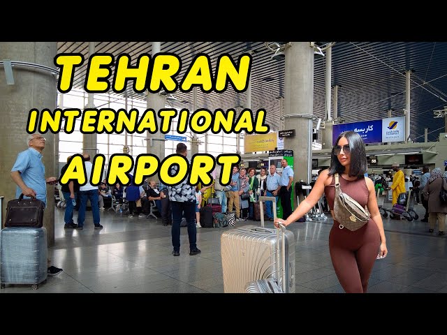 IRAN TEHRAN INTERNATIONAL AIRPORT TODAY (IKA) / AIRPORT WALKING TOUR #walking