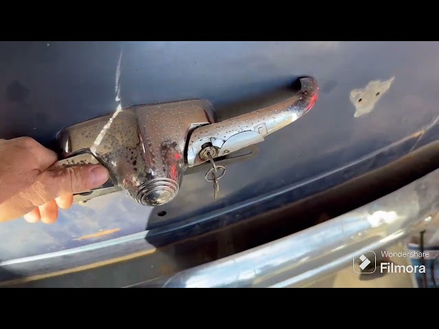 Bear claw latch and factory release handle for the '49 Ford coupe, from last December...oops