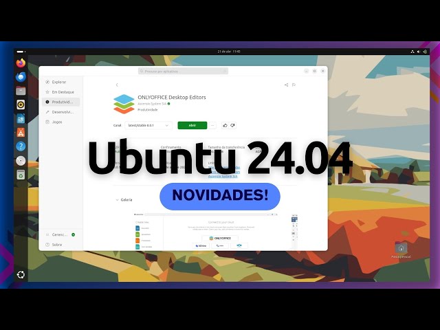Conheça o Ubuntu 24.04 com atualização até 2036!