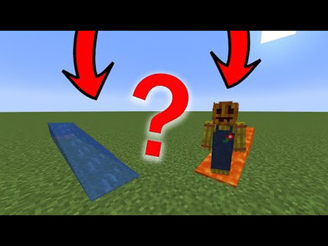 Can lava save you from fall damage? [Minecraft Test Lab]