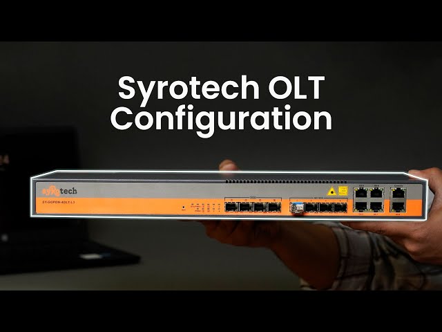 Syrotech EPON OLT Configuration on BSNL