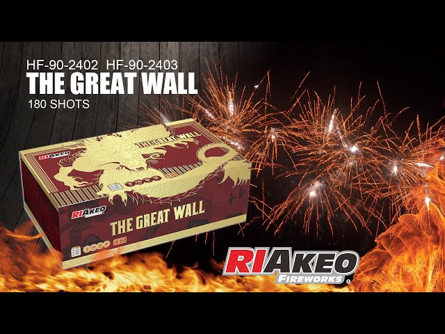 THE GREAT WALL  HF-90-2402 HF-90-2403 30mm | RIAKEO FIREWORKS