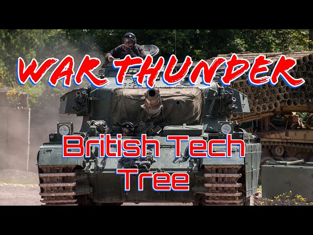 British Monday! War Thunder Tech Tree Grind!