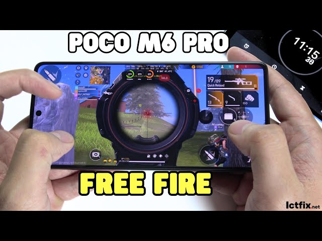 Poco M6 Pro Free Fire Gaming test | Helio G99 Ultra, 120Hz Display