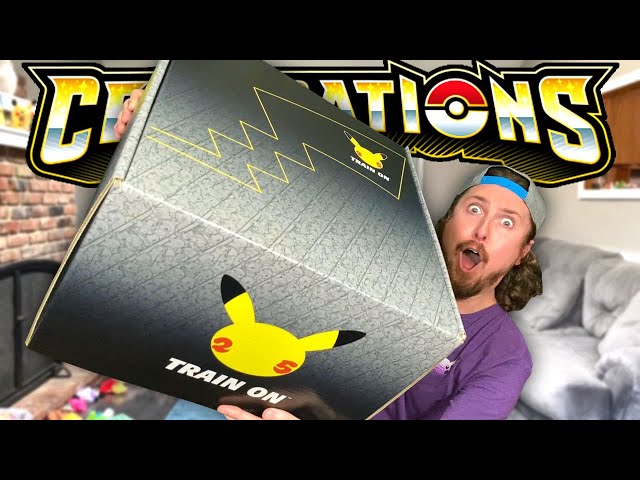 WORLDS BIGGEST POKEMON CARDS BOX EVER MADE! (Pokemon Celebrations Opening)