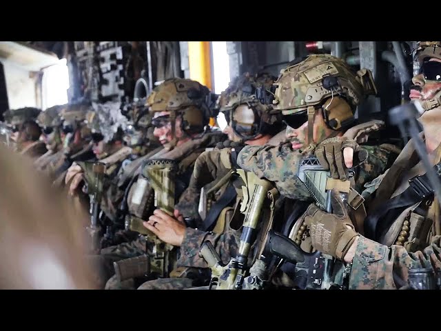 U.S. and Royal Thai Marines conduct HALO jump, Airfield Seizure | Exercise Cobra Gold (2024)