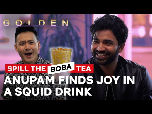 Anupam Finds Joy in a Squid Drink | Spill the Boba Tea | Netflix