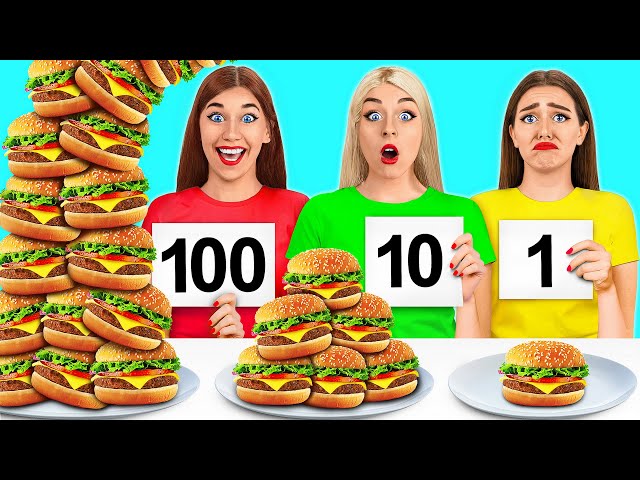 100 खाद्य परतें चुनौती TeenDO Challenge