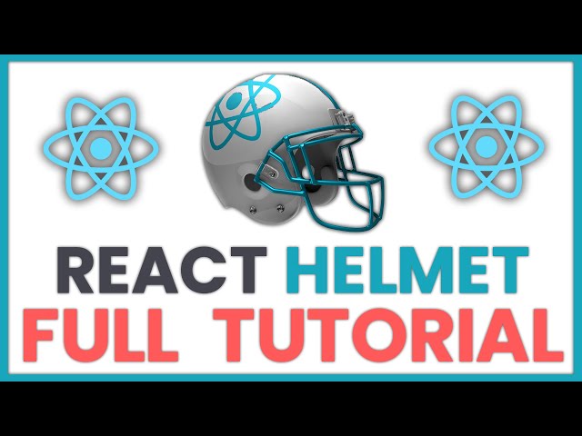 React Helmet [ FULL TUTORIAL ] - SEO for React JS Apps | Dynamic Meta Tags