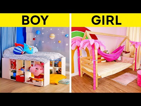 INCREDIBLE ROOM MAKEOVER IDEAS || Low-Budget Decor Crafts