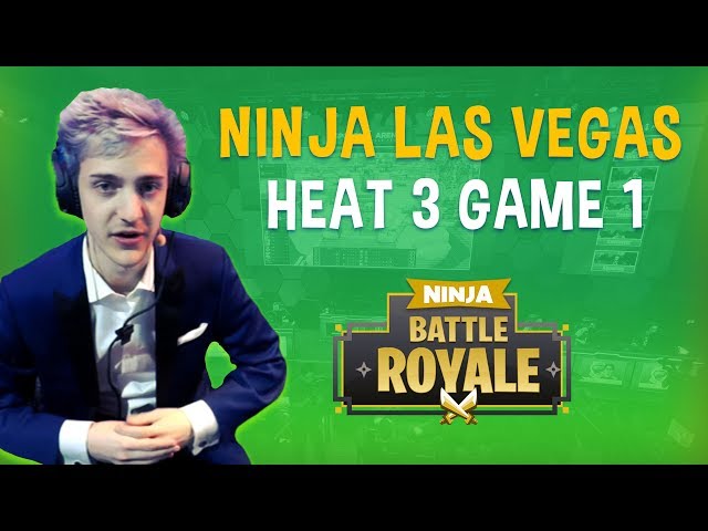 Ninja Las Vegas Heat 3 Game 1 - Fortnite Battle Royale Gameplay