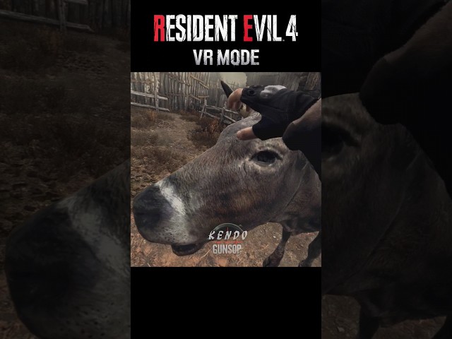 Don't Mess With Leon, COW! - RESIDENT EVIL 4 REMAKE Gameplay #gaming #PSVR2