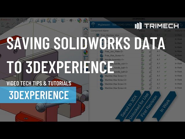 Saving SOLIDWORKS Data to the 3DEXPERIENCE Platform