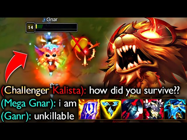 GNAR IS THE COCKROACH OF LEAGUE (UNKILLABLE)
